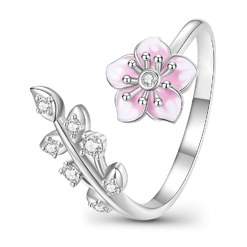 Anillo abierto Cherry Blossom