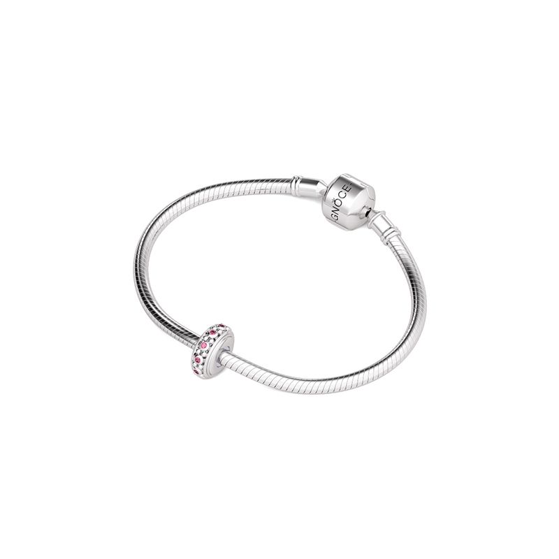 Charm de Clip Piedra Rosa