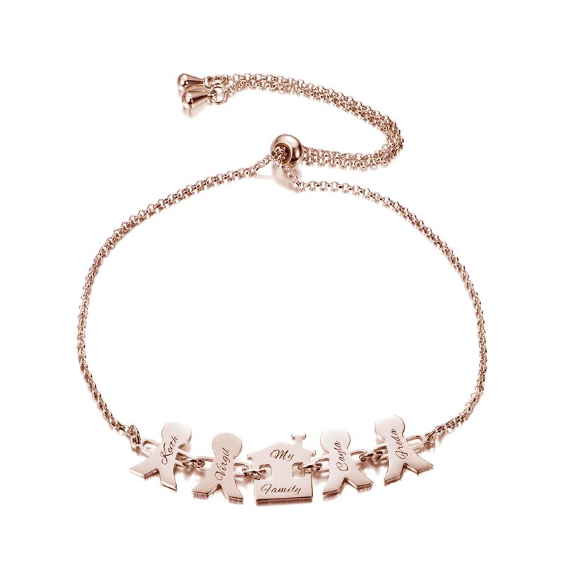Pulsera Grabable de Corazón Personalizada en Plata de Ley
