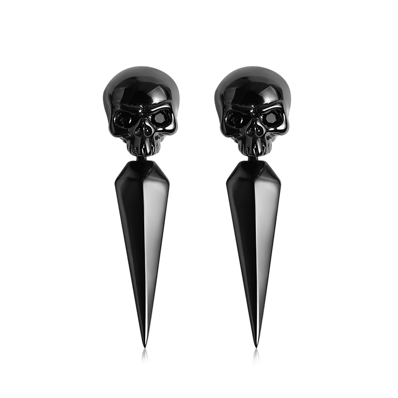 Chaquetas Con Pendiente De Calavera Negra