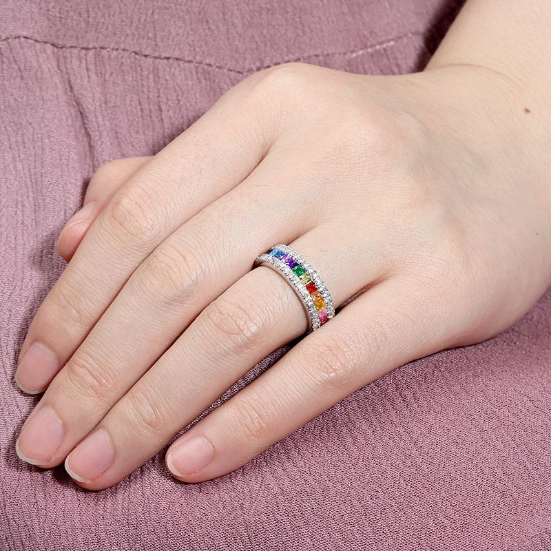 Anillo Multicolor Talla Princesa