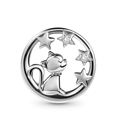 Charm Colgante Gato