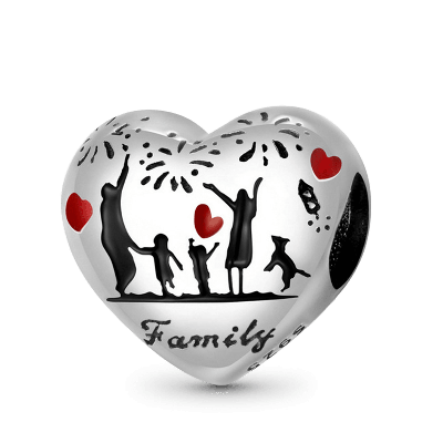 Charm Colgante de amor a la familia