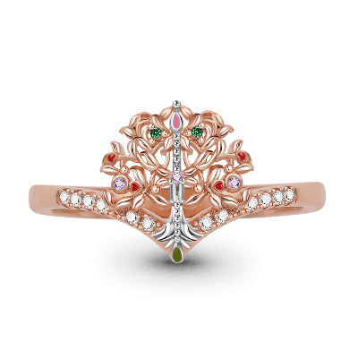 Anillo Árbol de la Vida V