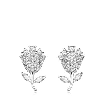 Pendientes Flor de Circonio