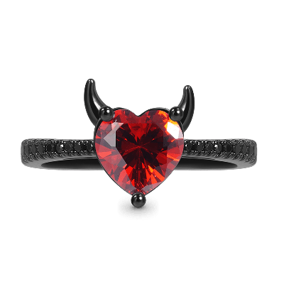 Anillo Diablo de Corazón Amable