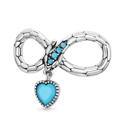 Charm Colgante Serpiente Infinita