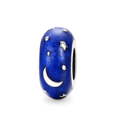 Charm de Clip Cielo Estrellado Azul