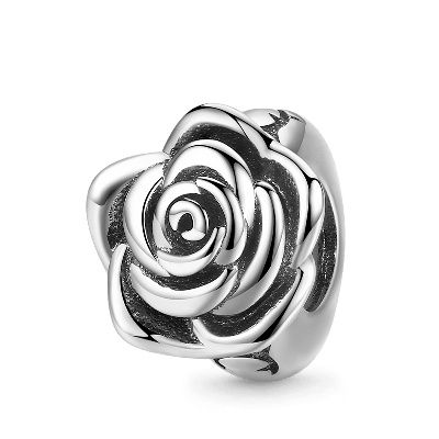 Charm de Clip Rosa con Encanto