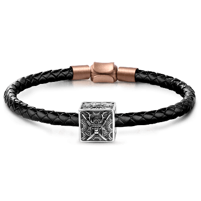 Pulsera charm colgante Samurai y Monte Fuji