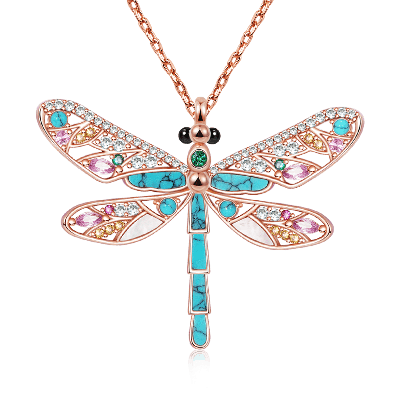 Collar Libélula Turquesa