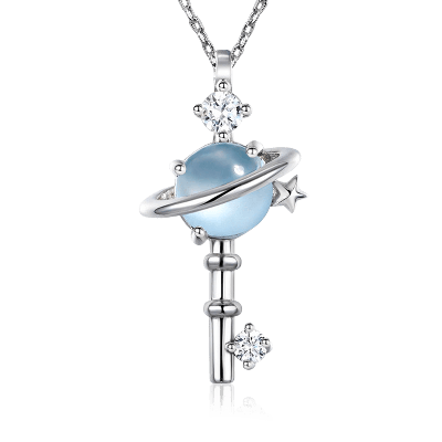 Collar de Llave Planetaria de Topacio