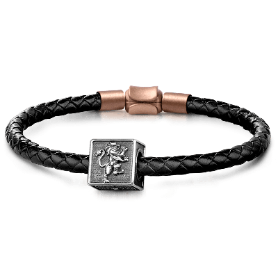Pulsera charm colgante León Masculino