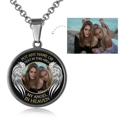 Collar Con Foto Grabable
