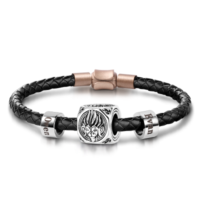 Pulsera Rey Mono & Charms Personalizados