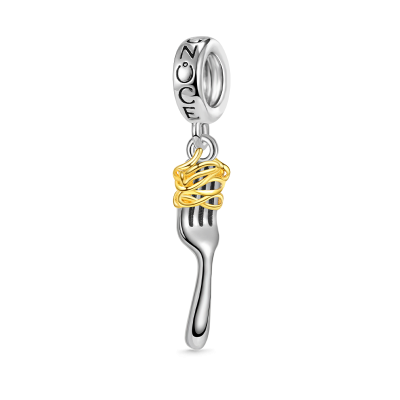 Charm Colgante Tenedor & Pasta