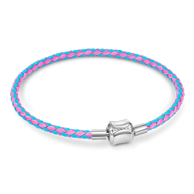 Pulsera Básica Azul Rosa