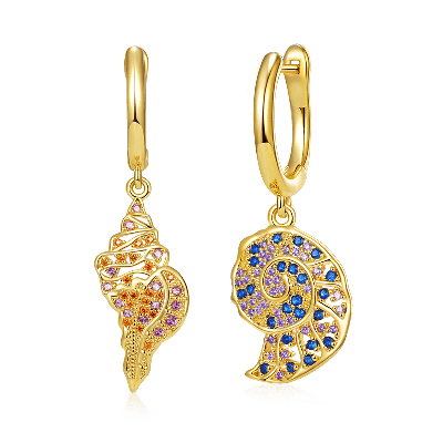 Pendientes de Caracol de Mar