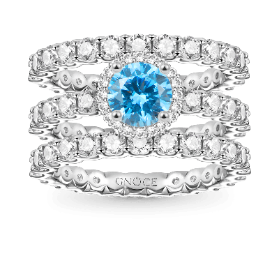 Anillo Apilable de Corte Redondo