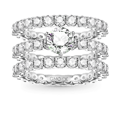 Anillo Apilable de Corte Redondo