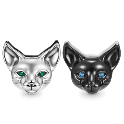 Charm Colgante Gato doble cara