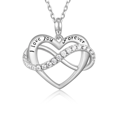 Collar Corazón de Amor Infinito