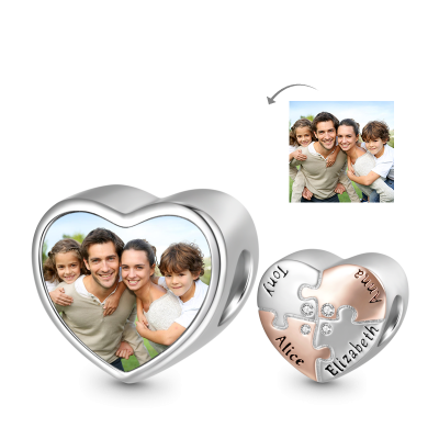 Colgante Con Foto De Corazón Grabable