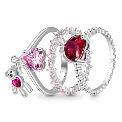 Anillo Apilable Bear Hug