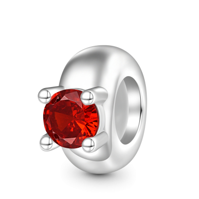 Charm de Clip Básico Piedra de Nacimiento