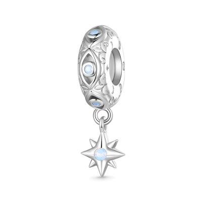 Charm de Clip Ojo de Diablo y Estrella