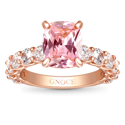 Anillo De Promesa Talla Radiante