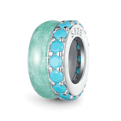Charm de Clip Básico Azul