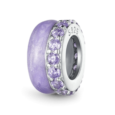 Charm de Clip Básico Morado