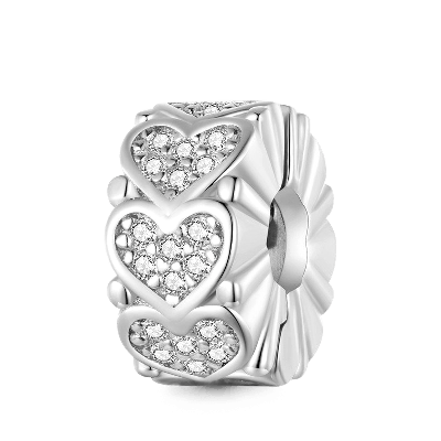 Charm de Clip Corazón a Corazón