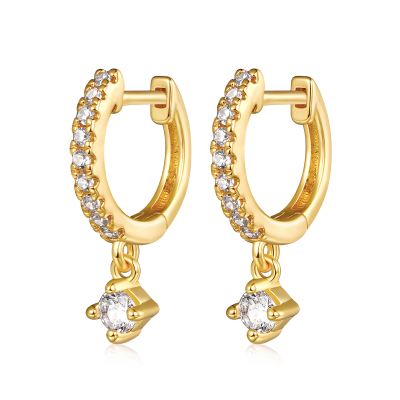 Pendientes Colgantes de Diamantes