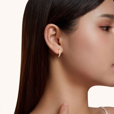 Pendientes Círculo Pave