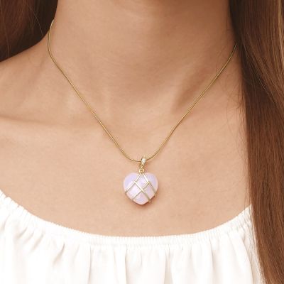 Collar Barbie Corazón Rosa