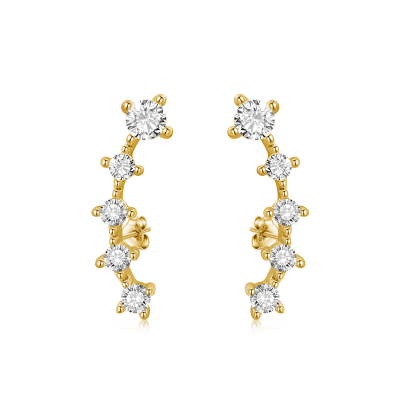 Pendientes Arrastradores de Zirconia Cúbica