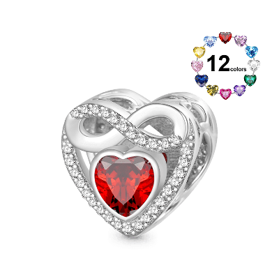 Colgante Piedra De Nacimiento Amor Infinito