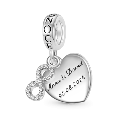 Colgante De Amor Infinito Grabable