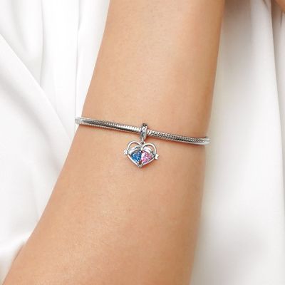 Colgante Grabable Doble Corazón