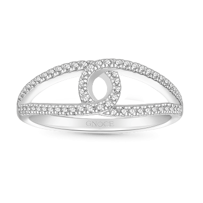 Anillo Infinito Con Diamantes
