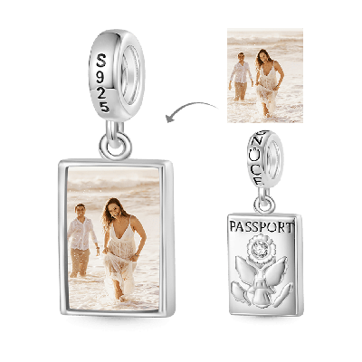 Colgante Foto Personalizada Pasaporte