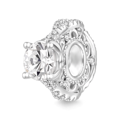 Charm de Clip Boda Diamante