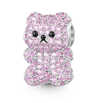 Colgante Oso Rosa
