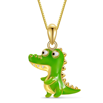 Collar Cocodrilo Verde
