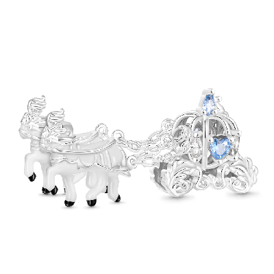 Charm Carroza Calabaza Caballo Blanco