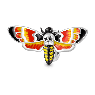 Charm Polilla Cabeza de Muerte