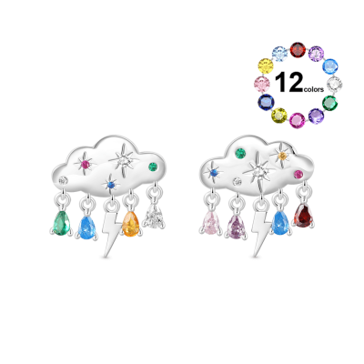 Pendientes Lluvia de Nubes