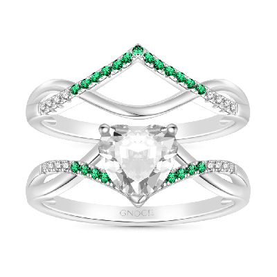 Anillo Apilable Piedra Deseada